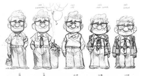 《飛屋環(huán)游記》幕后珍藏設(shè)計(jì)稿縱覽 電腦動漫制作的奇幻藍(lán)圖